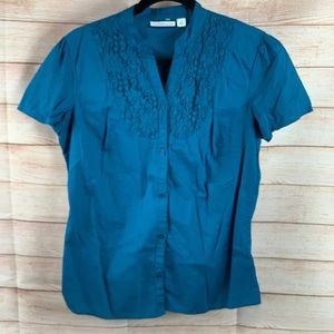 Croft&Barrow Teal Button Down
